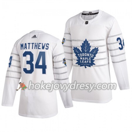 Pánské Hokejový Dres Toronto Maple Leafs Auston Matthews 34 Bílá Adidas 2020 NHL All-Star Authentic